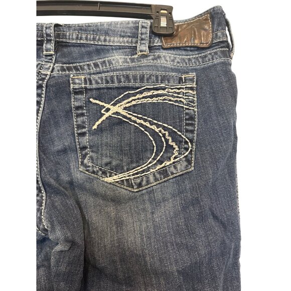 Silver Jeans Co. Suki Womens Jeans W33/L30 Bootcut Blue Denim - Picture 6 of 6